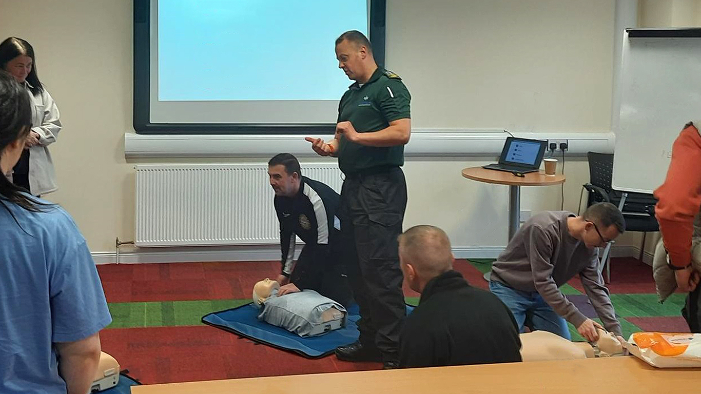 Donegall Pass Community Forum CPR training