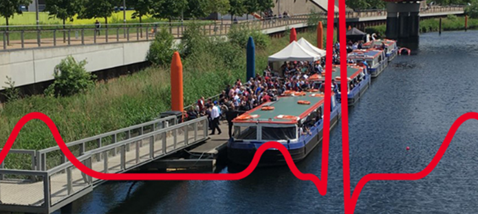 Shot of the Canal near London Aquatics Centre